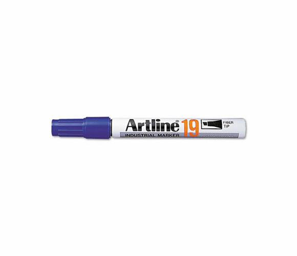 ART09293 Instant Dry Industrial Permanent Marker, Chisel Tip, Blue By SHACHIHATA INC. U.S.A.