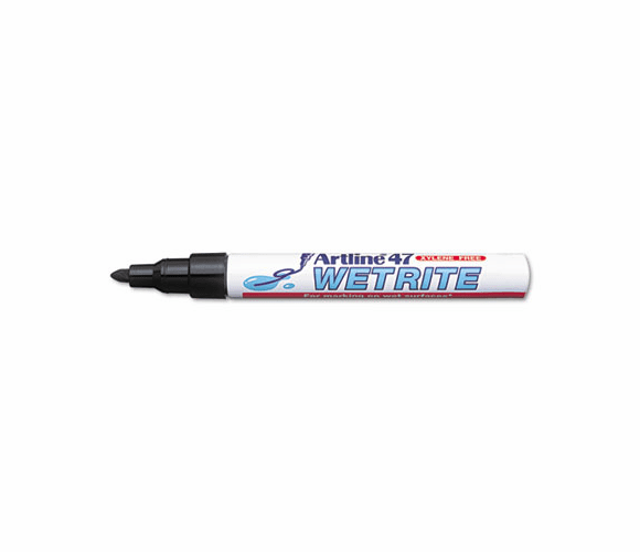 ART47201 Wetrite Marker, Bullet Tip, 1.5mm, Black By SHACHIHATA INC. U.S.A.