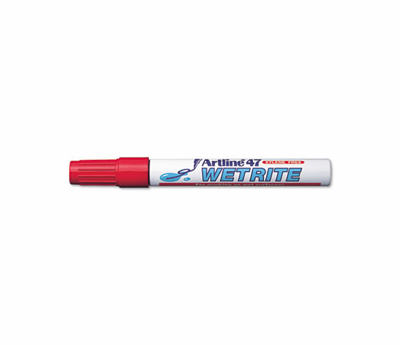 ART47203 Wetrite Marker, Bullet Tip, 1.5mm, Red By SHACHIHATA INC. U.S.A.