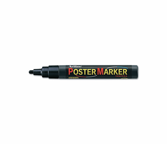 ART47209 Poster Marker, Bullet, 2mm, Black By SHACHIHATA INC. U.S.A.