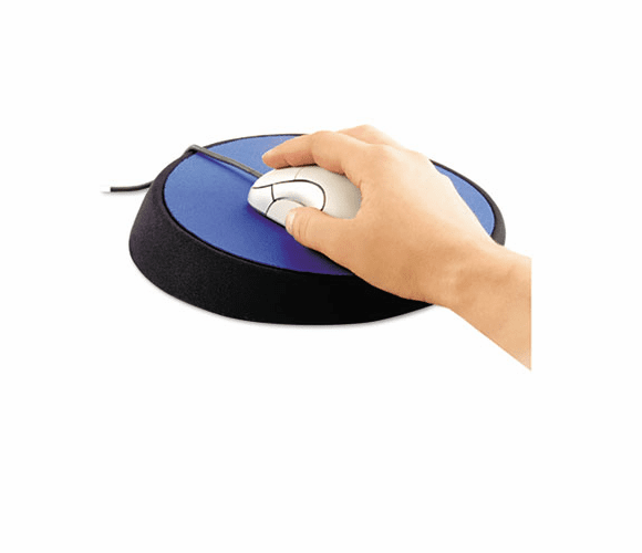 ASP26226 Wrist Aid Ergonomic Circular Mouse Pad, 9" dia., Cobalt By ALLSOP, INC.