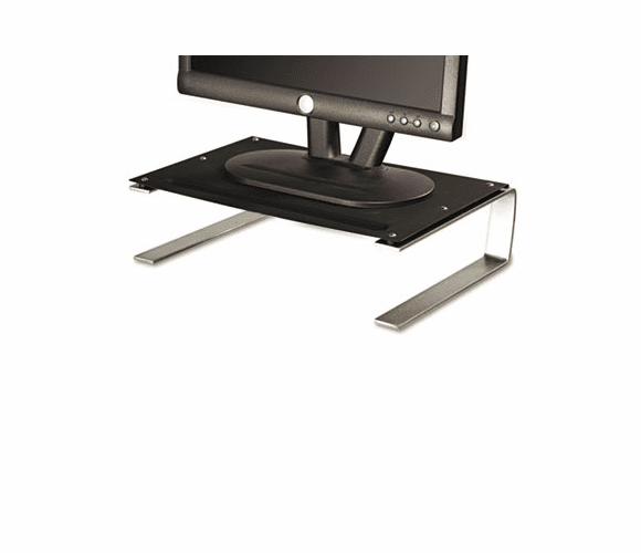ASP29248 Redmond Monitor Stand, 14 5/8 x 11 x 4 1/4, Black/Gray/Silver By ALLSOP, INC.