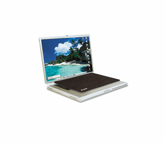 ASP29592 Travel Notebook Optical Mouse Pad, Nonskid Back, 13 x 9, Black By ALLSOP, INC.