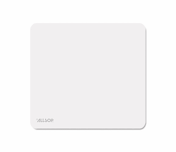 ASP30202 Accutrack Slimline Mouse Pad, Silver, 8 3/4" x 8" By ALLSOP, INC.