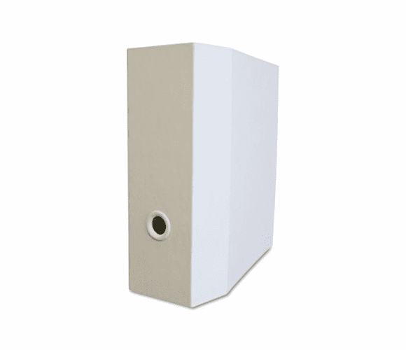 AUA08277 Elements Storage D-Ring Binder, 11 x 8-1/2, 4" Capacity, White By AURORA PRODUCTS