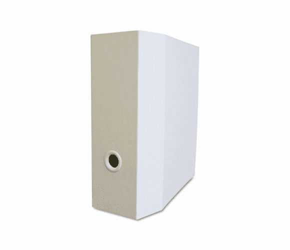 AUA08278 Elements Storage D-Ring Binder, 11 x 8-1/2, 5" Capacity, White By AURORA PRODUCTS