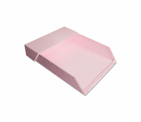AUA09118 ProFormance Letter Tray, Crocodile Pattern, 2 1/4 x 9 5/8 x 12 3/8, Pink By AURORA PRODUCTS