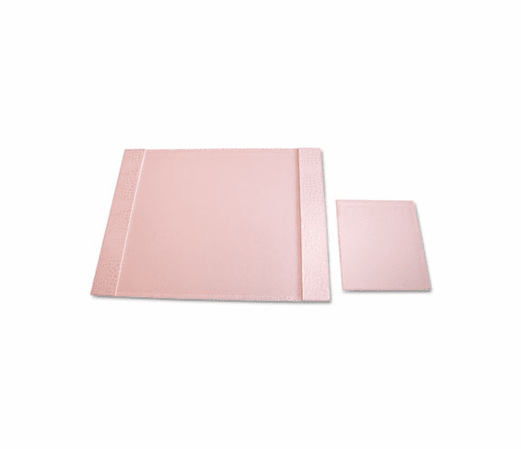 AUA09122S Eco-Friendly Croc Embossed Desk Pads and Mouse Pads, 24 1/2 x 19, Pink By AURORA PRODUCTS