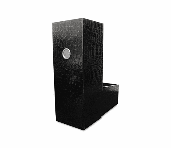 AUA09222 ProFormance Crocodile Embossed Literature Organizer, Black By AURORA PRODUCTS