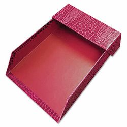 AUA10202 ProFormance Crocodile Memo Tray for 4 x 6 Notes, Red By AURORA PRODUCTS