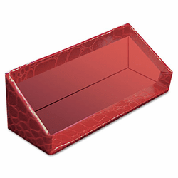 AUA10215 Aurora ProFormance Business Card Holder, Red, 1 5/8 x 1 3/4 x 4 1/8 By AURORA PRODUCTS