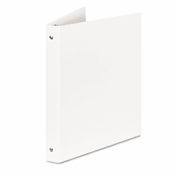 AUA20313 Elements Eco-Friendly Round Ring Binder, 1" Capacity, White By AURORA PRODUCTS