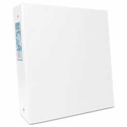 AUA20363 Elements Eco-Friendly D-Ring Binder, 2" Capacity, White By AURORA PRODUCTS