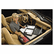 AUE10000 Car Desk with Retractable Writing Surface and Supply Organizer, Gray By AUTOEXEC INC