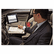 AUE10004 Car Desk with Retractable Writing Surface, Tablet Mount, Supply Organizer, Gray By AUTOEXEC INC