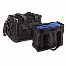 AUE15000 Business Tote Bag, 1,680-Denier Ballistic Nylon, 9 x 15 x 12, Black By AUTOEXEC INC