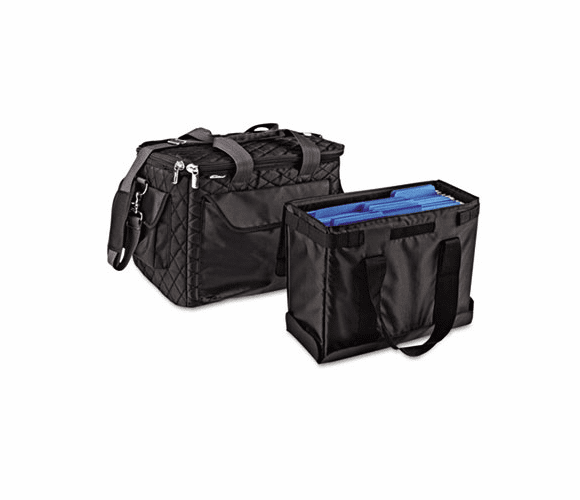 AUE15000 Business Tote Bag, 1,680-Denier Ballistic Nylon, 9 x 15 x 12, Black By AUTOEXEC INC