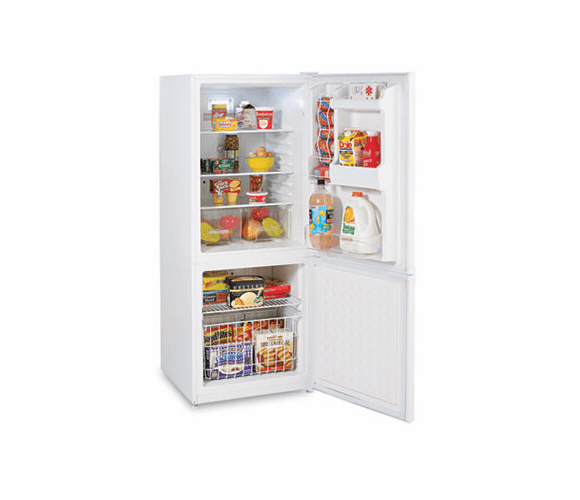AVAFFBM920W Bottom Mounted Frost-Free Freezer Refrigerator, 9.2 cubic feet, White By AVANTI