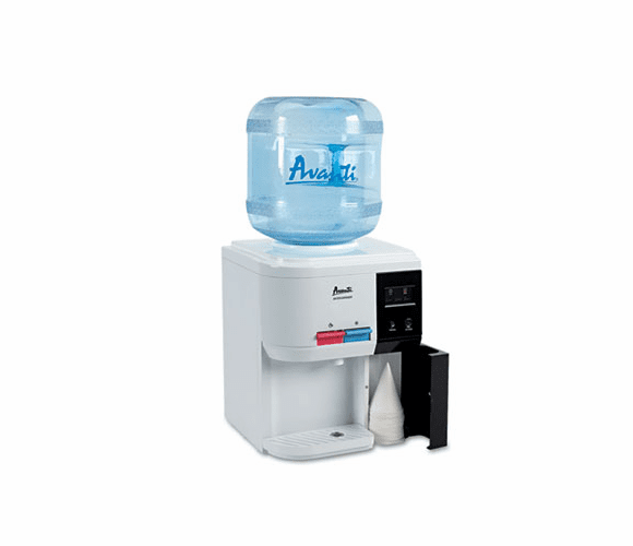 AVAWD31EC Tabletop Thermoelectric Water Cooler, 13 1/4dia. x 15 3/4h, White By AVANTI