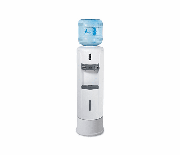 AVAWD363P Hot and Cold Water Dispenser, 12 3/4dia. x 39h, Ivory White By AVANTI