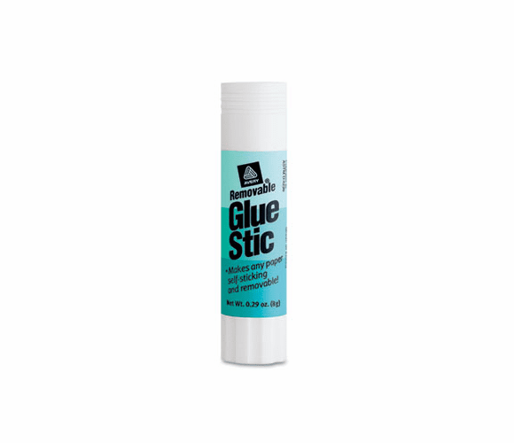 AVE00156 Removable Glue Stick, .29 oz, Repositionable Stick By AVERY-DENNISON