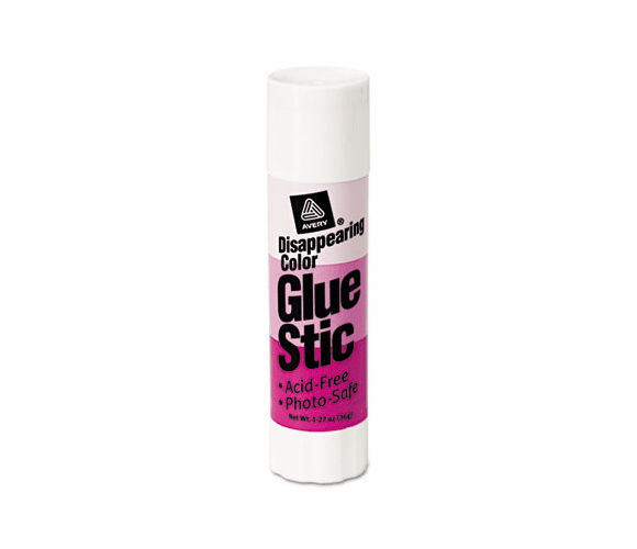 AVE00226 Purple Application Permanent Glue Stic, 1.27 oz, Stick By AVERY-DENNISON