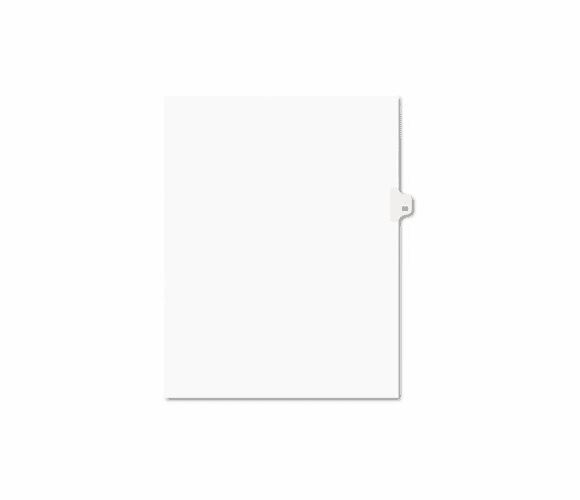 AVE01059 Avery-Style Legal Side Tab Divider, Title: 59, Letter, White, 25/Pack By AVERY-DENNISON