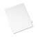 AVE01072 Avery-Style Legal Side Tab Divider, Title: 72, Letter, White, 25/Pack By AVERY-DENNISON