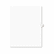 AVE01087 Avery-Style Legal Side Tab Divider, Title: 87, Letter, White, 25/Pack By AVERY-DENNISON