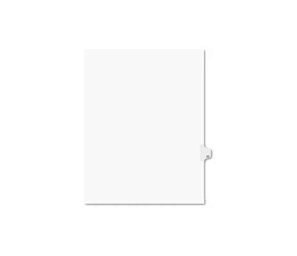 AVE01093 Avery-Style Legal Side Tab Divider, Title: 93, Letter, White, 25/Pack By AVERY-DENNISON