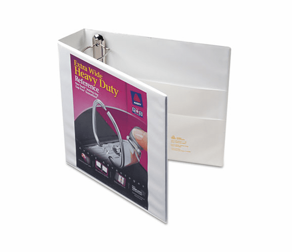 AVE01320 Extra-Wide EZD Reference View Binder, 2" Capacity, White By AVERY-DENNISON