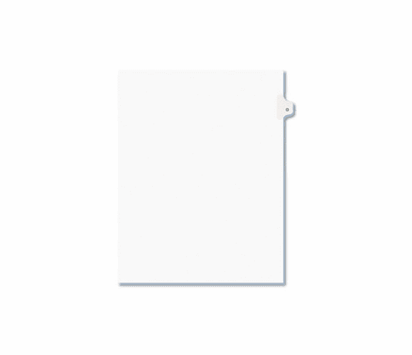 AVE01404 Avery-Style Legal Side Tab Dividers, One-Tab, Title D, Letter, White, 25/Pack By AVERY-DENNISON