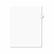 AVE01406 Avery-Style Legal Side Tab Dividers, One-Tab, Title F, Letter, White, 25/Pack By AVERY-DENNISON