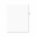 AVE01408 Avery-Style Legal Side Tab Dividers, One-Tab, Title H, Letter, White, 25/Pack By AVERY-DENNISON