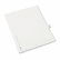 AVE01410 Avery-Style Legal Side Tab Dividers, One-Tab, Title J, Letter, White, 25/Pack By AVERY-DENNISON