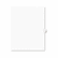 AVE01415 Avery-Style Legal Side Tab Dividers, One-Tab, Title O, Letter, White, 25/Pack By AVERY-DENNISON