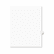 AVE01418 Avery-Style Legal Side Tab Dividers, One-Tab, Title R, Letter, White, 25/Pack By AVERY-DENNISON