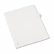 AVE01418 Avery-Style Legal Side Tab Dividers, One-Tab, Title R, Letter, White, 25/Pack By AVERY-DENNISON