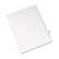 AVE01421 Avery-Style Legal Side Tab Dividers, One-Tab, Title U, Letter, White, 25/Pack By AVERY-DENNISON