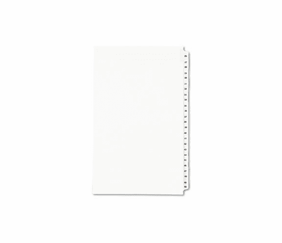 AVE01431 Avery-Style Legal Side Tab Divider, Title: 26-50, 14 x 8 1/2, White, 1 Set By AVERY-DENNISON