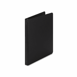 AVE03201 Economy Round Ring Reference Binder, 1/2" Capacity, Black By AVERY-DENNISON