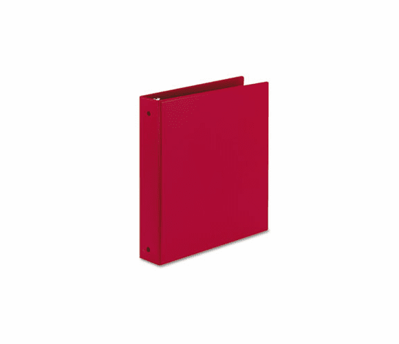 AVE03410 Economy Round Ring Reference Binder, 1-1/2" Capacity, Red By AVERY-DENNISON