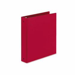 AVE03410 Economy Round Ring Reference Binder, 1-1/2" Capacity, Red By AVERY-DENNISON