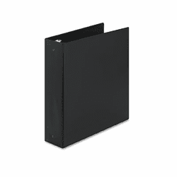 AVE03501 Economy Round Ring Reference Binder, 2" Capacity, Black By AVERY-DENNISON