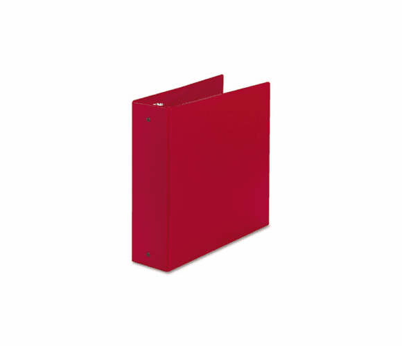 AVE03608 Economy Round Ring Reference Binder, 3" Capacity, Red By AVERY-DENNISON