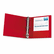 AVE03608 Economy Round Ring Reference Binder, 3" Capacity, Red By AVERY-DENNISON