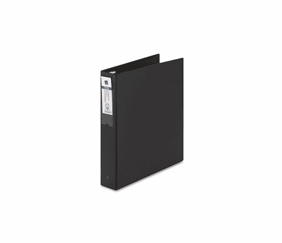 AVE04401 Economy Round Ring Reference Binder, 1-1/2" Capacity, Black By AVERY-DENNISON