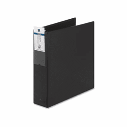AVE04501 Economy Round Ring Reference Binder, 2" Capacity, Black By AVERY-DENNISON