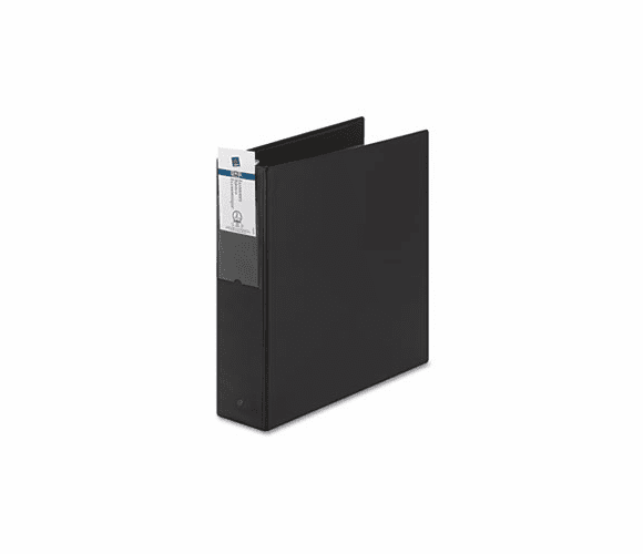 AVE04501 Economy Round Ring Reference Binder, 2" Capacity, Black By AVERY-DENNISON