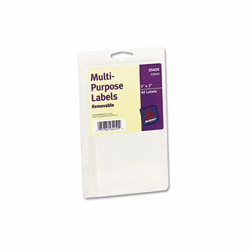 AVE05450 Print or Write Removable Multi-Use Labels, 3 x 5, White, 40/Pack By AVERY-DENNISON